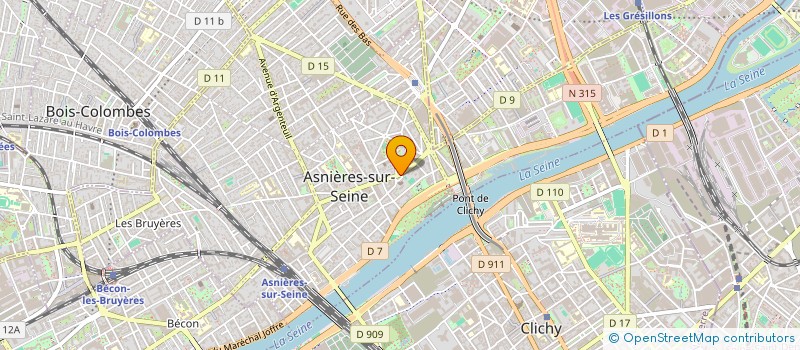 localisation de l'entreprise AGENCE DE L'EGLISE à ASNIERES-SUR-SEINE