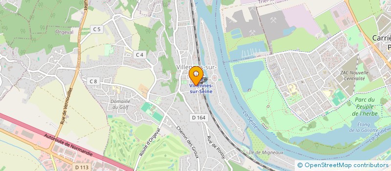 localisation de l'entreprise AGENCE DE L'EGLISE  VILLENNES-SUR-SEINE