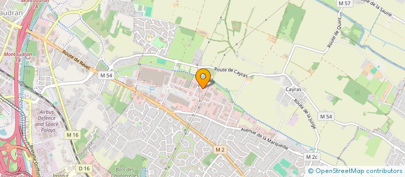 localisation de l'entreprise AGENCE DE L ENERGIE DU SUD OUEST à SAINT-ORENS-DE-GAMEVILLE