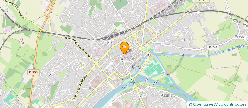 localisation de l'entreprise AGENCE DE L'ENVIRONNEMENT, DE LA BIODIVERSITE ET DE L'ECOLOGIE  CORTE