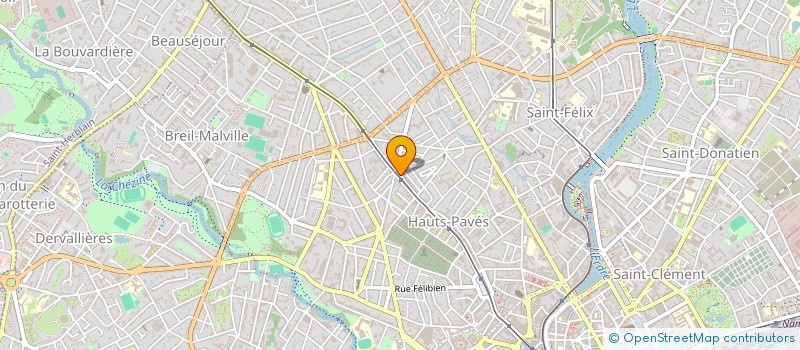 localisation de l'entreprise AGENCE DE L ERDRE à NANTES