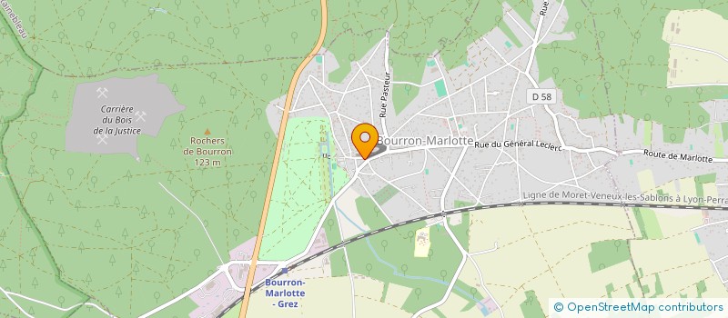 localisation de l'entreprise AGENCE DE L'ERMITAGE  BOURRON-MARLOTTE