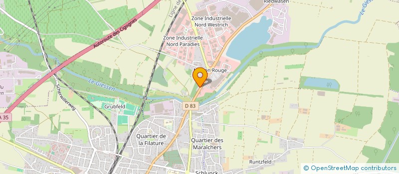 localisation de l'entreprise AGENCE DE L ILL à SELESTAT