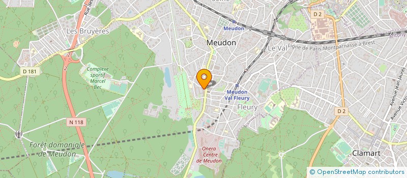localisation de l'entreprise AGENCE DE L'OBSERVATOIRE à MEUDON