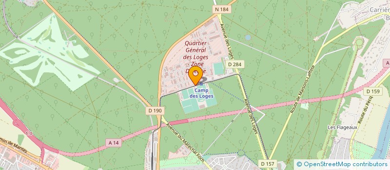 localisation de l'entreprise AGENCE DE L'UNION EUROPEENNE POUR LE PROGRAMME SPATIAL à SAINT-GERMAIN-EN-LAYE