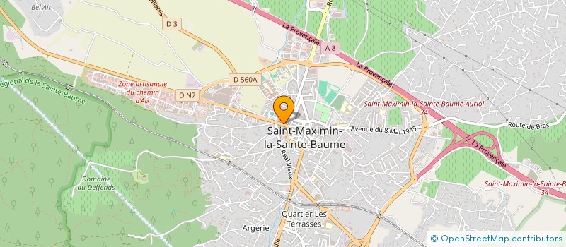 localisation de l'entreprise AGENCE DE LA BASILIQUE à SAINT-MAXIMIN-LA-SAINTE-BAUME