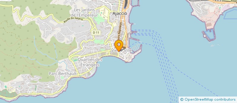 localisation de l'entreprise AGENCE DE LA CITADELLE à AJACCIO