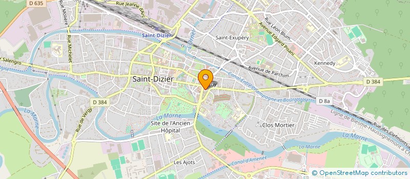 localisation de l'entreprise AGENCE DE LA COURONNE à SAINT-DIZIER