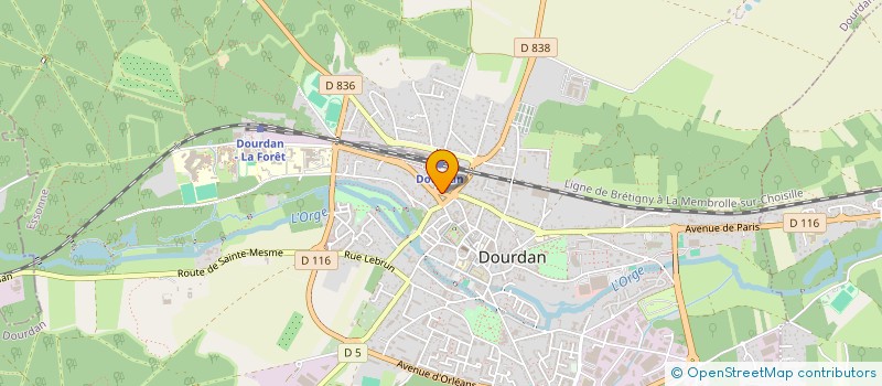 localisation de l'entreprise AGENCE DE LA GARE  DOURDAN
