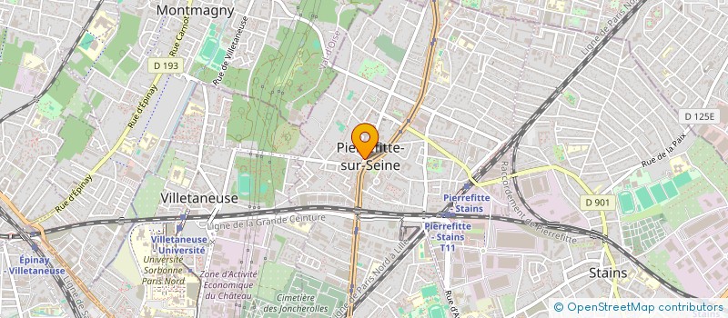 localisation de l'entreprise AGENCE DE LA MAIRIE à PIERREFITTE-SUR-SEINE