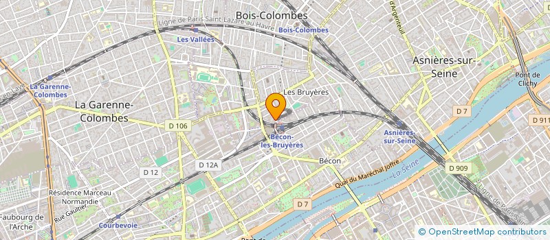localisation de l'entreprise AGENCE DE LA MAIRIE à ASNIERES-SUR-SEINE