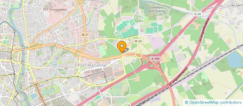 localisation de l'entreprise AGENCE DE LA MOGERE à MONTPELLIER