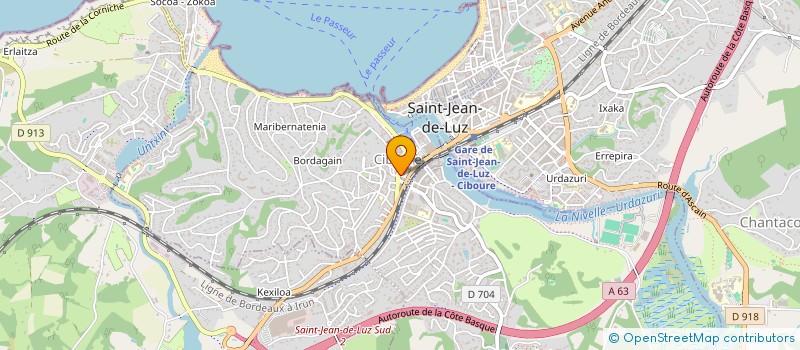 localisation de l'entreprise AGENCE DE LA NIVELLE à SAINT-JEAN-DE-LUZ