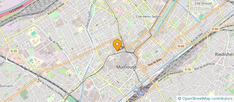 localisation de l'entreprise AGENCE DE LA PARTICIPATION CITOYENNE à MULHOUSE