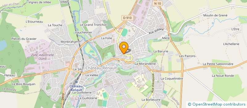 localisation de l'entreprise AGENCE DE LA PLACE à CHATEAU-RENAULT