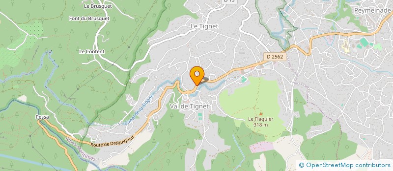 localisation de l'entreprise AGENCE DE LA POSTE à PEYMEINADE