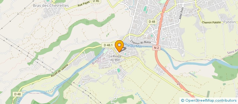 localisation de l'entreprise AGENCE DE MAINTENANCE DE BATIMENT ET DE CONSTRUCTION  BRAS-PANON