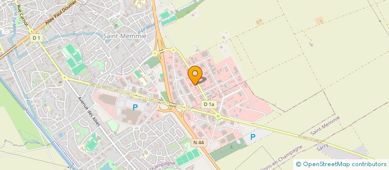 localisation de l'entreprise AGENCE DE MENUISERIE CHAMPENOISE  SAINT-MEMMIE