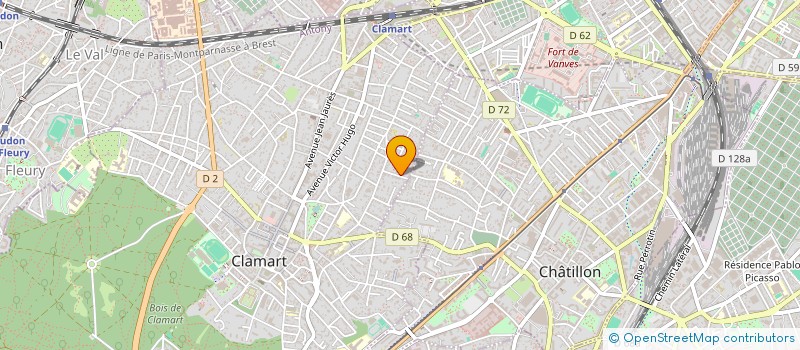 localisation de l'entreprise AGENCE DE MOTARDS DE PRESSE à CLAMART