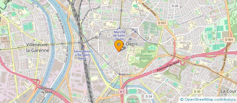 localisation de l'entreprise AGENCE DE NETTOYAGE  SAINT-DENIS