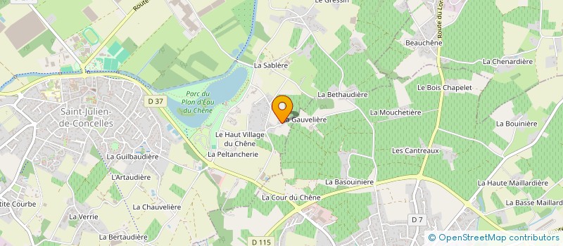 localisation de l'entreprise AGENCE DE NETTOYAGE ET SERVICES  SAINT-JULIEN-DE-CONCELLES