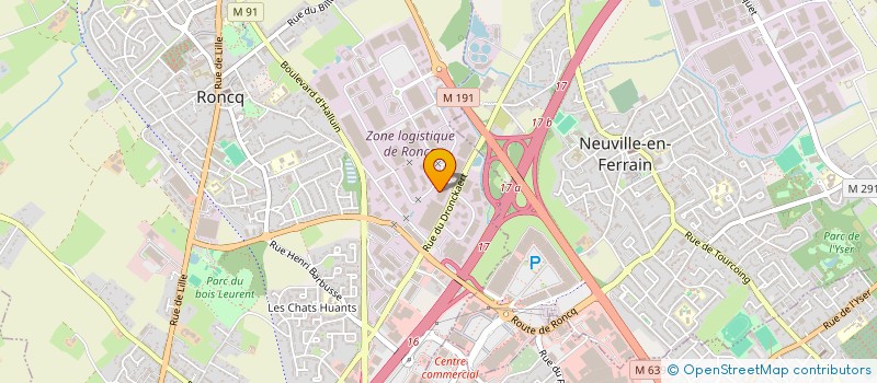 localisation de l'entreprise AGENCE DE PAPIERS DE PRESSE à RONCQ