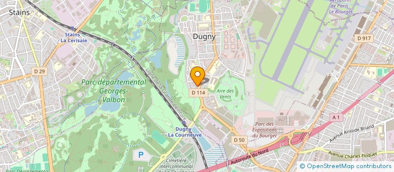 localisation de l'entreprise AGENCE DE PRESSE TAMILVISIONS à DUGNY