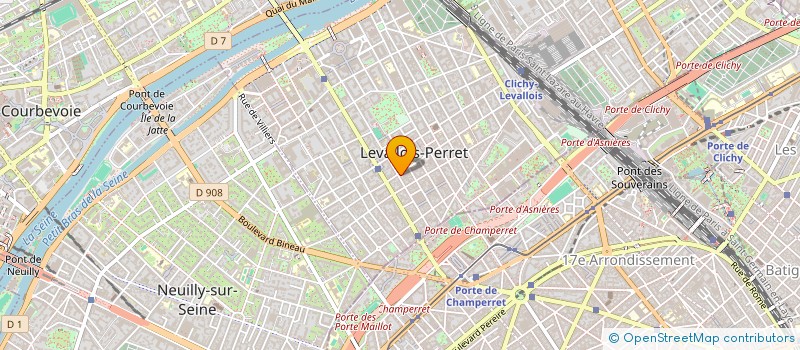 localisation de l'entreprise AGENCE DE PRESTATIONS DE SERVICES à LEVALLOIS-PERRET