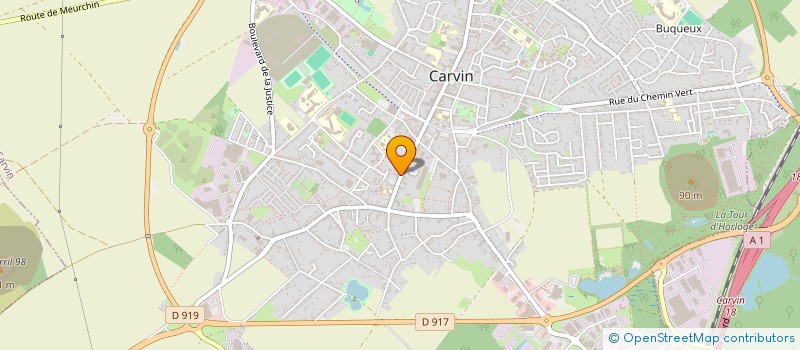 localisation de l'entreprise AGENCE DE PROPRETE à CARVIN