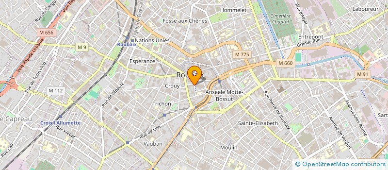 localisation de l'entreprise AGENCE DE PROTECTION  D'INTERVENTION ET DE SECURITE à ROUBAIX