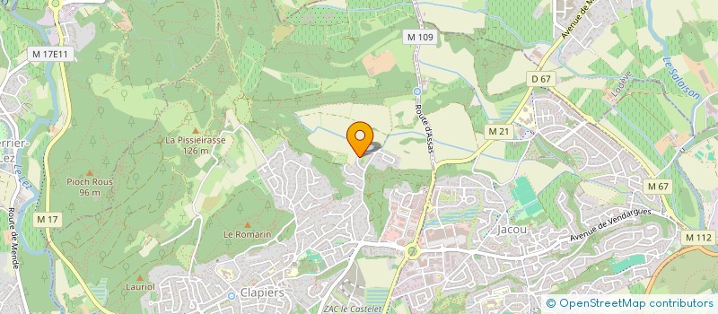 localisation de l'entreprise AGENCE DE RECHERCHE-INTERVENTION POUR LA COMPETITIVITE  CLAPIERS