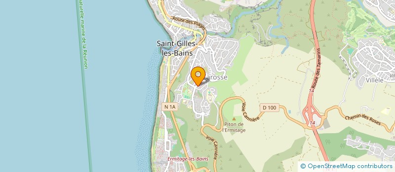 localisation de l'entreprise AGENCE DE RECHERCHE POUR LA BIODIVERSITE A LA REUNION à SAINT-PAUL