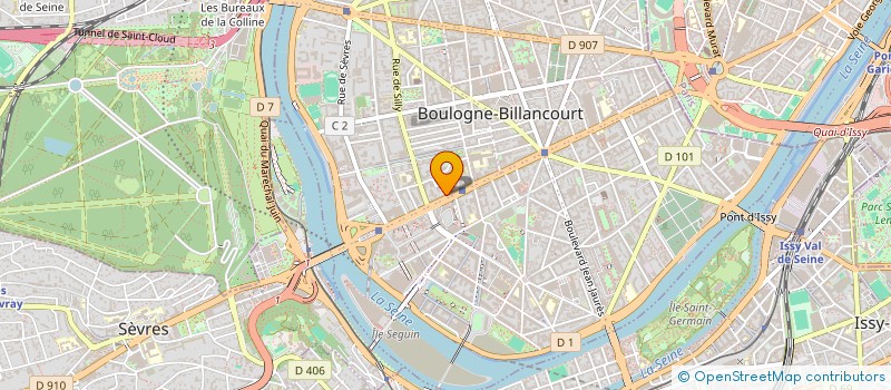 localisation de l'entreprise AGENCE DE RECHERCHE PROMOTIONNELLE à BOULOGNE-BILLANCOURT