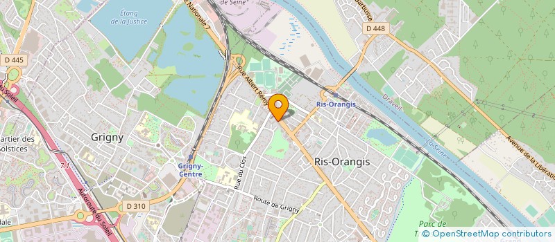 localisation de l'entreprise AGENCE DE RIS AF à RIS-ORANGIS
