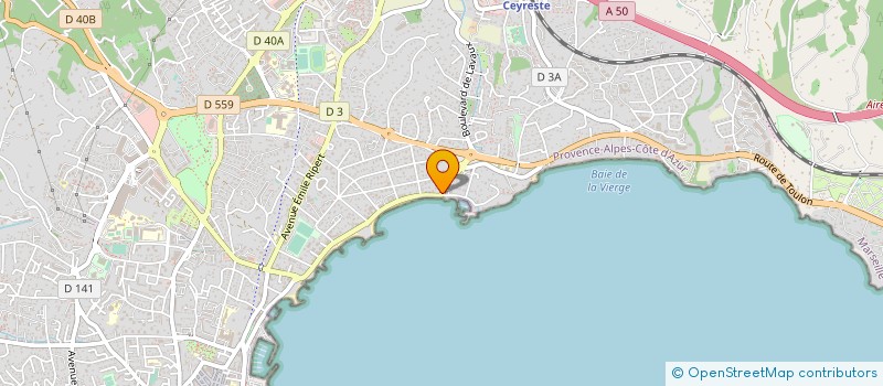 localisation de l'entreprise AGENCE DE SAINT JEAN à LA CIOTAT