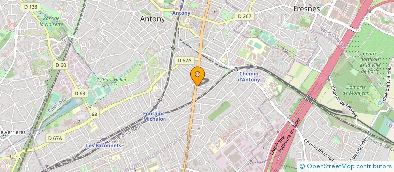 localisation de l'entreprise AGENCE DE SANTE ET SECURITE AU TRAVAIL 92-ASST 92 à ANTONY