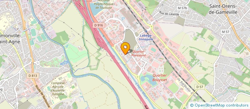 localisation de l'entreprise AGENCE DE SECURITE à LABEGE