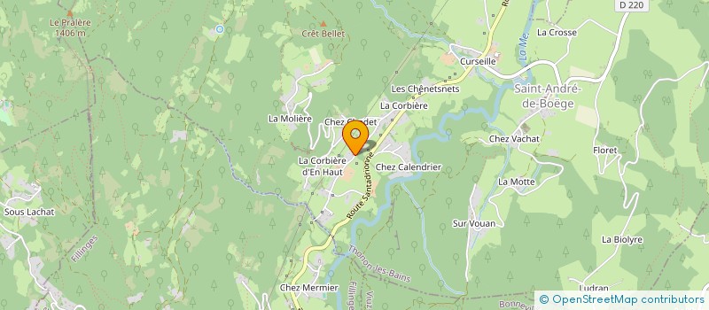 localisation de l'entreprise AGENCE DE SECURITE DU FAUCIGNY à SAINT-ANDRE-DE-BOEGE