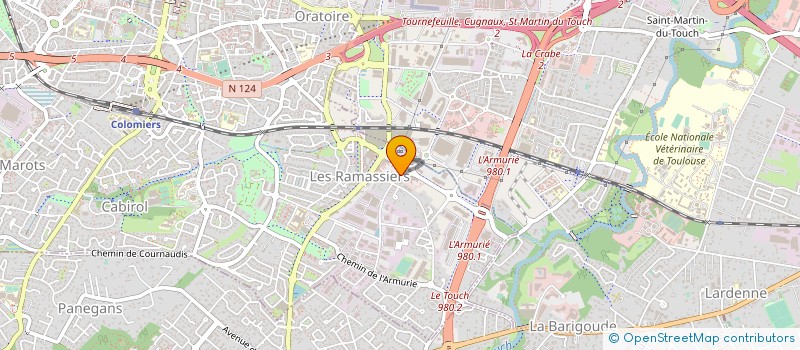 localisation de l'entreprise AGENCE DE SECURITE ET DE GARDIENNAGE à COLOMIERS