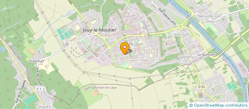 localisation de l'entreprise AGENCE DE SECURITE PLUS PRIVEE à JOUY-LE-MOUTIER