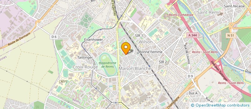 localisation de l'entreprise AGENCE DE SERVICE ET D'EQUIPEMENT PROFESSIONNEL  REIMS