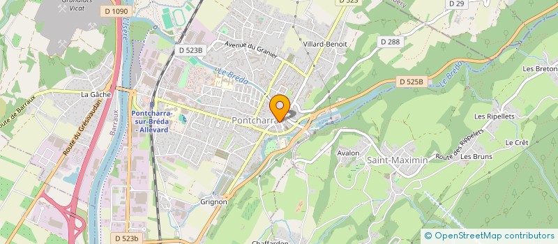 localisation de l'entreprise AGENCE DE SERVICE INTERIM  PONTCHARRA