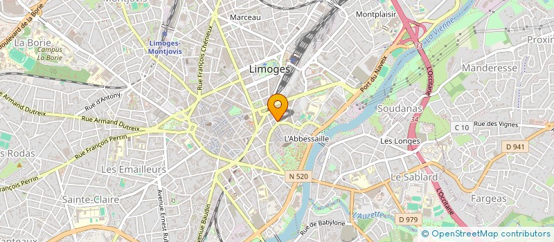 localisation de l'entreprise AGENCE DE SERVICES ET DE PAIEMENT à LIMOGES