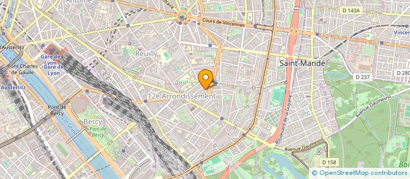 localisation de l'entreprise AGENCE DE SERVICES PROMOTION  PARIS