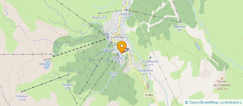 localisation de l'entreprise AGENCE DE VARS  VARS