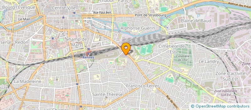 localisation de l'entreprise AGENCE DECLIC à RENNES