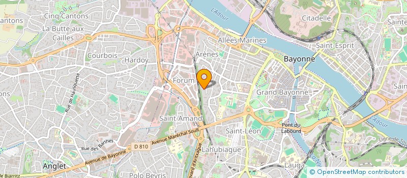 localisation de l'entreprise AGENCE DELTA  BAYONNE