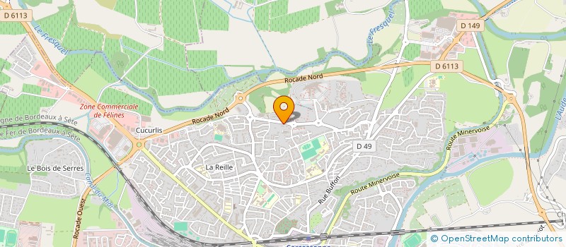 localisation de l'entreprise AGENCE DEPARTEMENTALE D'INFORMATION SUR LE LOGEMENT DE L'AUDE  CARCASSONNE