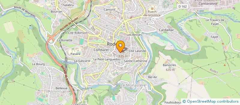 localisation de l'entreprise AGENCE DEPARTEMENTALE DE L'INNOVATION DU NUMERIQUE ET DE L'ENERGIE à RODEZ