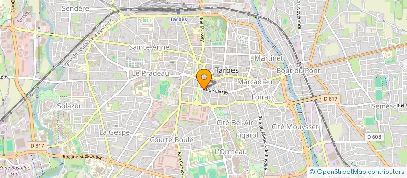 localisation de l'entreprise AGENCE DEPARTEMENTALE INFORMATION LOGEMENT 65  TARBES
